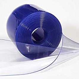 Lanière PVC standard bleu 200 x 2 mm vendue au mètre